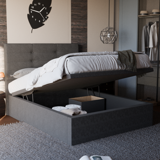 Arlen Fabric Storage Bed (Water Repellent)