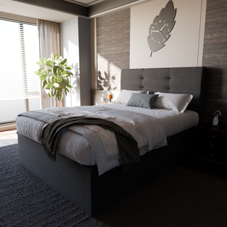 Arlen Fabric Storage Bed (Water Repellent)