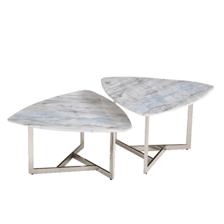 Megafurniture | Arwen Cultured Marble Nesting Coffee Table | Coffee Table
