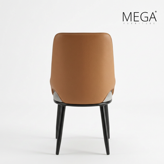 Runae Sintered Stone Dining Table & Niva Faux Leather Dining Chair Set (1+6)