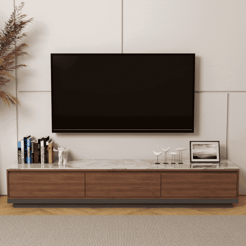 Megafurniture | Buy Azeriel Sintered Stone Extendable Tv Console Online