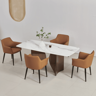 Moiray Glossy Sintered Stone Dining Table