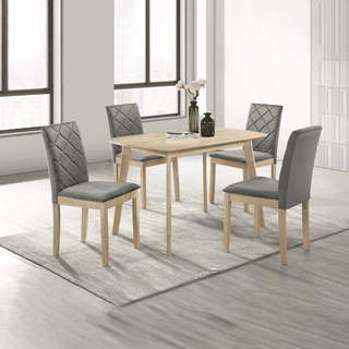 Zenith Wooden Dining Set (1+4)