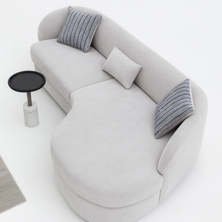 Mariella Sectional Fabric Sofa