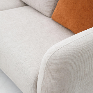 Polarine Sectional L-Shaped Fabric Sofa