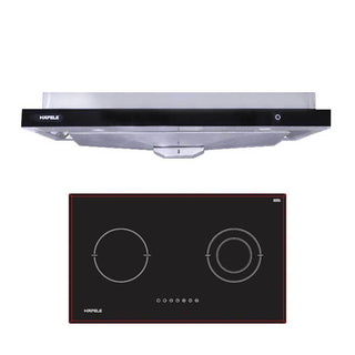 Megafurniture | [BUNDLE] Hafele 90cm Semi Integrated Hood 536.88.133 + Hafele 75cm Hybrid Hob 536.08.897 | Kitchen Bundles