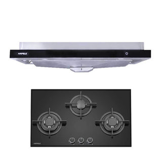 Megafurniture | [BUNDLE] Hafele 90cm Semi Integrated Hood 536.88.133 + Hafele 86cm Gas Hob (PUB) 538.01.947 | Kitchen Bundles