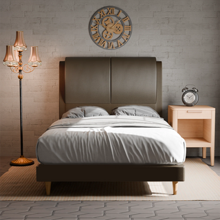 Berke Faux Leather Bed Frame