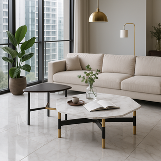 Megafurniture | Blake Hexagon Nesting Coffee Table | Coffee Table