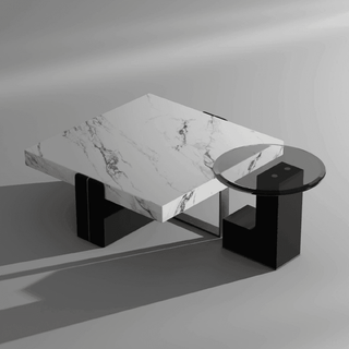 Megafurniture | Brayson Marble Nesting Coffee Table | Coffee Table