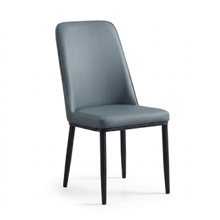 Viken Sintered Stone Dining Table & Elva Faux Leather Dining Chair Set (1+6)