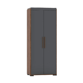 Megafurniture | Britton 2 Door Wardrobe | Open Door Wardrobe