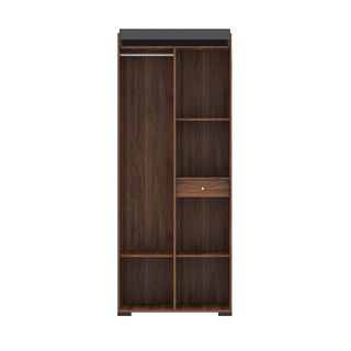 Megafurniture | Britton 2 Door Wardrobe | Open Door Wardrobe