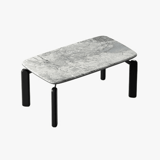 Genevieve Marble Tech Dining Table (Light/Dark)