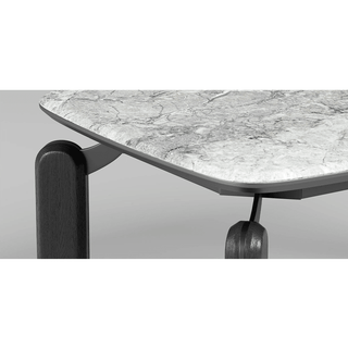 Genevieve Marble Tech Dining Table (Light/Dark)