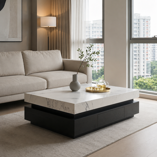 Zorvayne Marble Storage Coffee