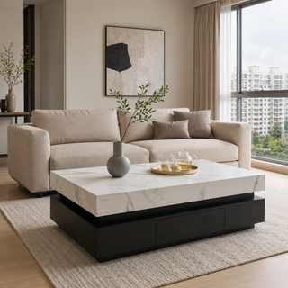 Zorvayne Marble Storage Coffee