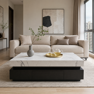 Zorvayne Marble Storage Coffee