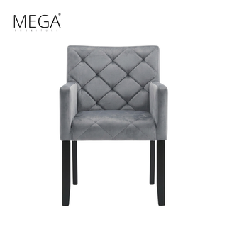 Roja Marble Dining Table & Canis Fabric Dining Chair Set (1+8)