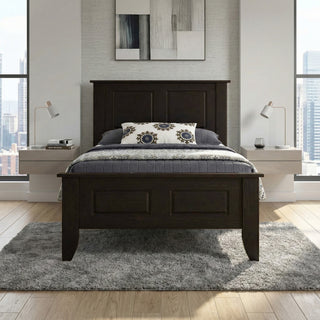 Carleton Walnut Wooden Bed
