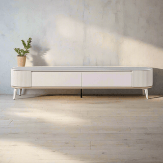 Megafurniture | Clarisse TV Console with Microcrystalline Glass Top (200cm) | TV Console