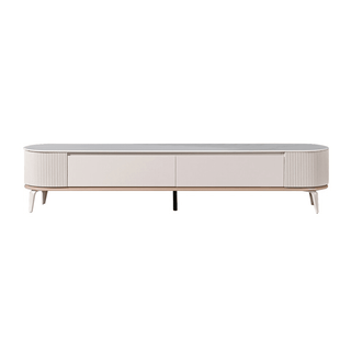 Megafurniture | Clarisse TV Console with Microcrystalline Glass Top (200cm) | TV Console