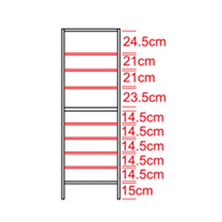 Megafurniture | Clarisse Tall White Shoe Cabinet (37cm) | Shoe Cabinet