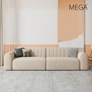 Clayden Fabric 3- Seater Sofa