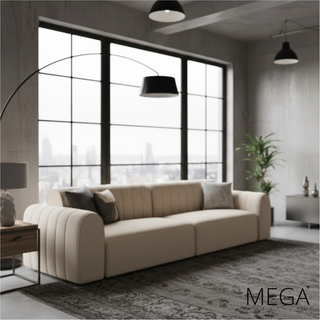 Clayden Fabric 3- Seater Sofa