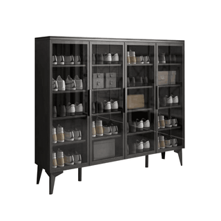 Megafurniture | Coda Sintered Stone 4 Door Shoe Cabinet | Shoe Cabinet