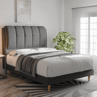 Megafurniture | Corave Fabric Bed Frame (Water Repellent) | Bed