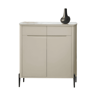 Megafurniture | Corinne 2 Door Shoe Cabinet with Tempered Glass Top | Shoe Cabinet