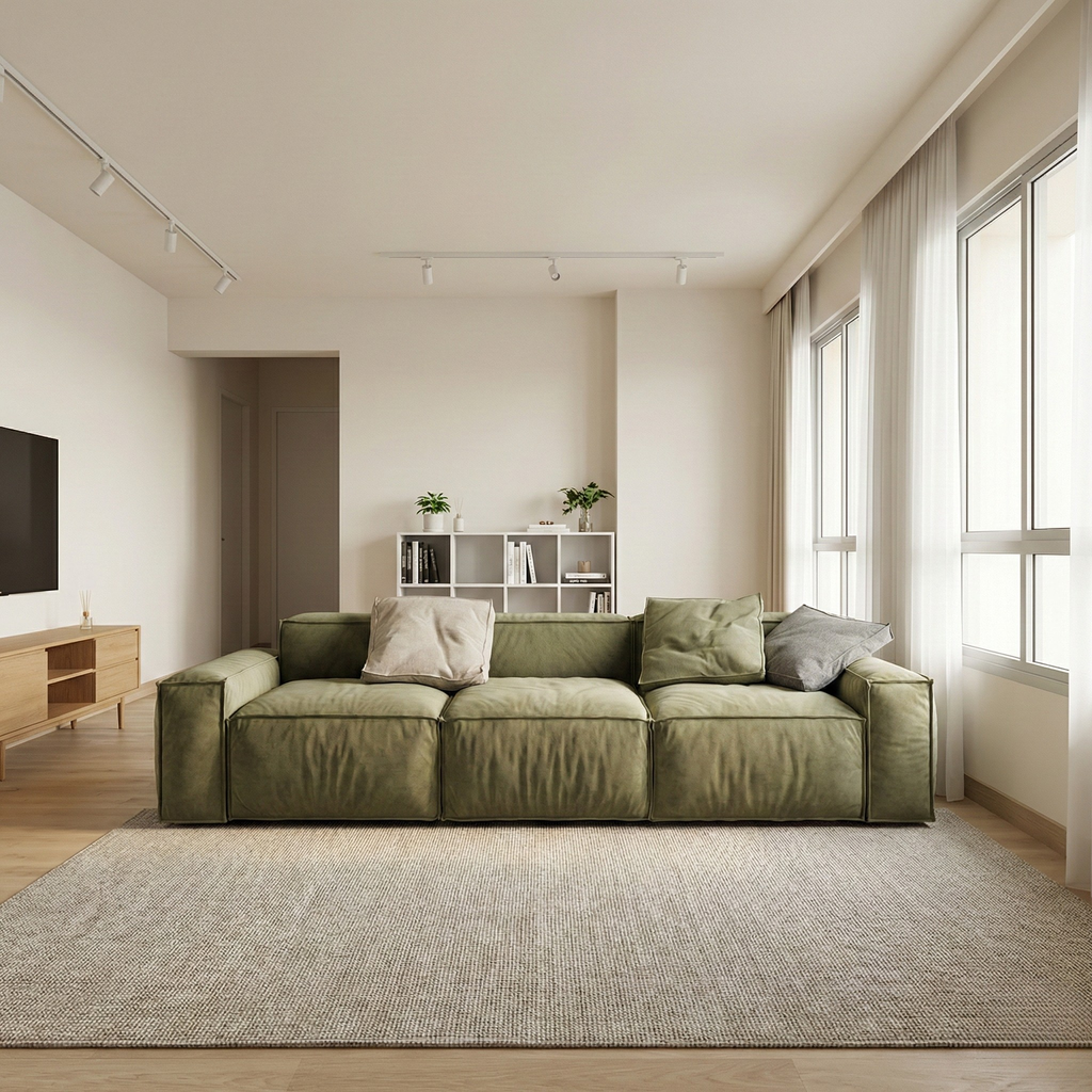 Corvyn Genuine Leather Sofa – Megafurniture