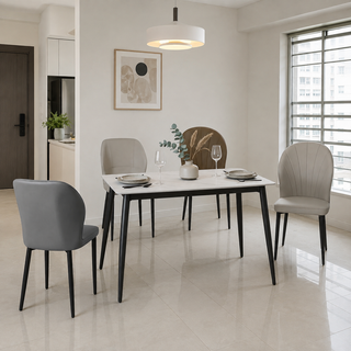 Valora Sintered Stone Dining Set (1+4)