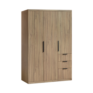 Kerris 3 Door Open Wardrobe (Solid Plywood)