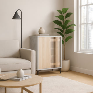 Zyra 2 Door Shoe Cabinet (80cm)