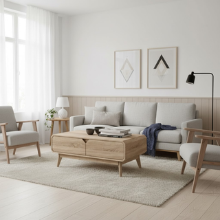 Viron Wooden Coffee Table