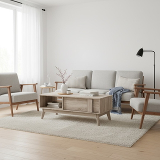 Yeira Wooden Coffee Table (105cm)