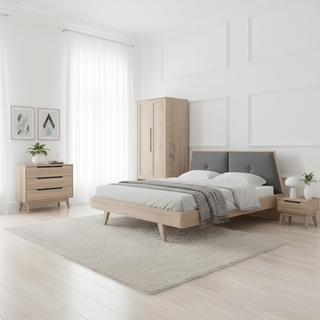 Trystan Wooden Bedroom Set