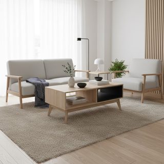 Trystan Wooden Coffee Table