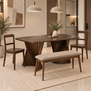 Ismoria Wooden Dining Table Set