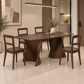 Ismoria Wooden Dining Table Set
