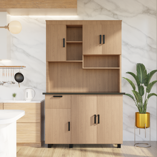 Daria Kitchen Cabinet in Natural