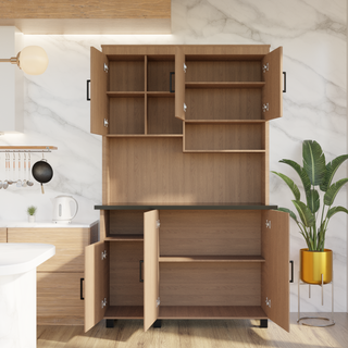 Daria Kitchen Cabinet in Natural