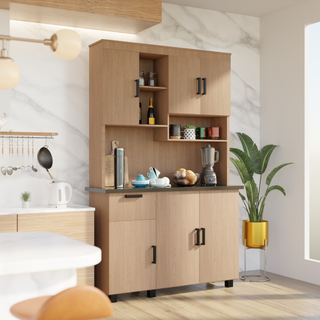 Daria Kitchen Cabinet in Natural