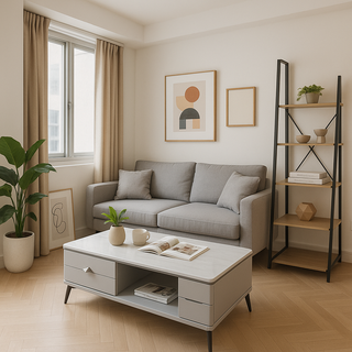 Megafurniture | Darmaris Polished Sintered Stone Coffee Table | Coffee Table