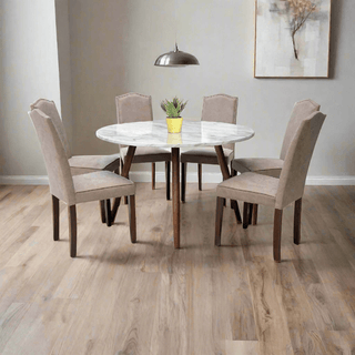 Megafurniture | Delyth Round Dining Set (1+6) | Dining Set