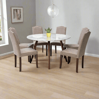 Megafurniture | Delyth Round Dining Set (1+6) | Dining Set
