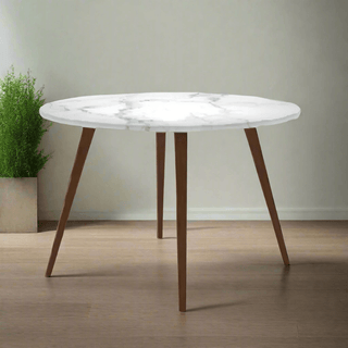 Megafurniture | Delyth Round Dining Table (120cm) | Dining Table