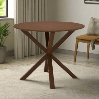 Megafurniture | Draven Round Wooden Dining Table (100cm) | Dining Table